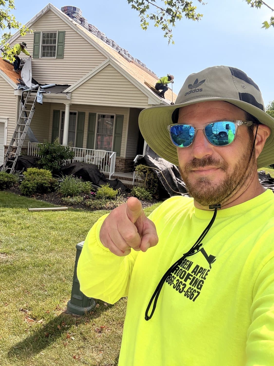 Ron (Sharone) Tal, founder of Green Apple Roofing